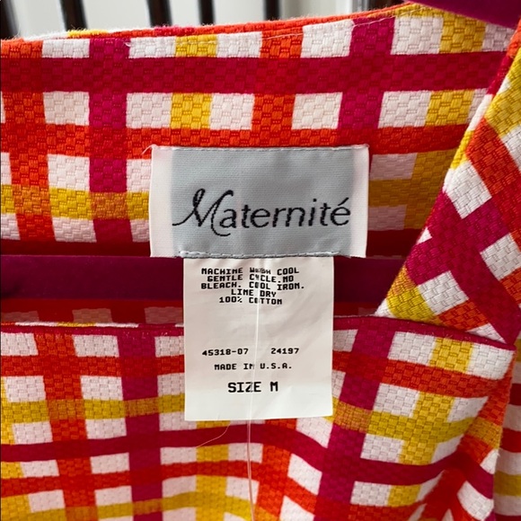 Maternity dress by Maternite size med all cotton - Picture 2 of 5